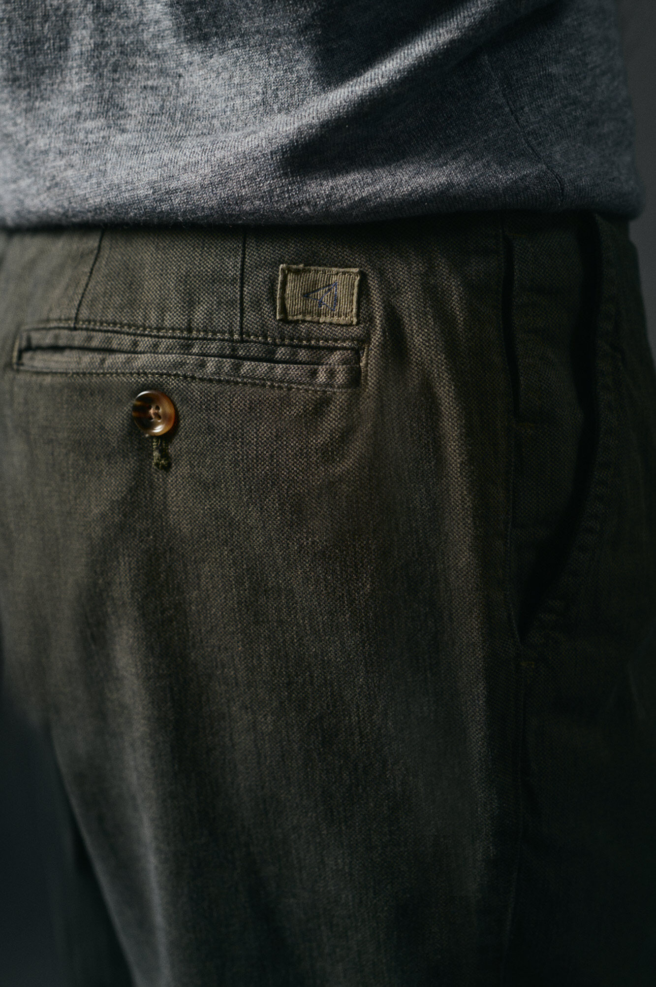 OOTO Cal&ccedil;a cal&ccedil;as chino coordenada Verde