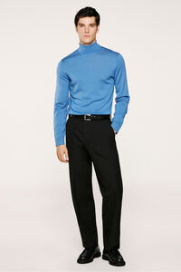 Selected Camisola de gola alta 100% l&atilde; merino