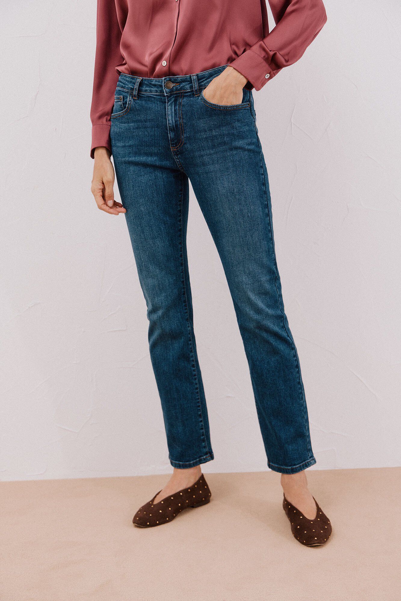 Cortefiel Straight jeans  Blue