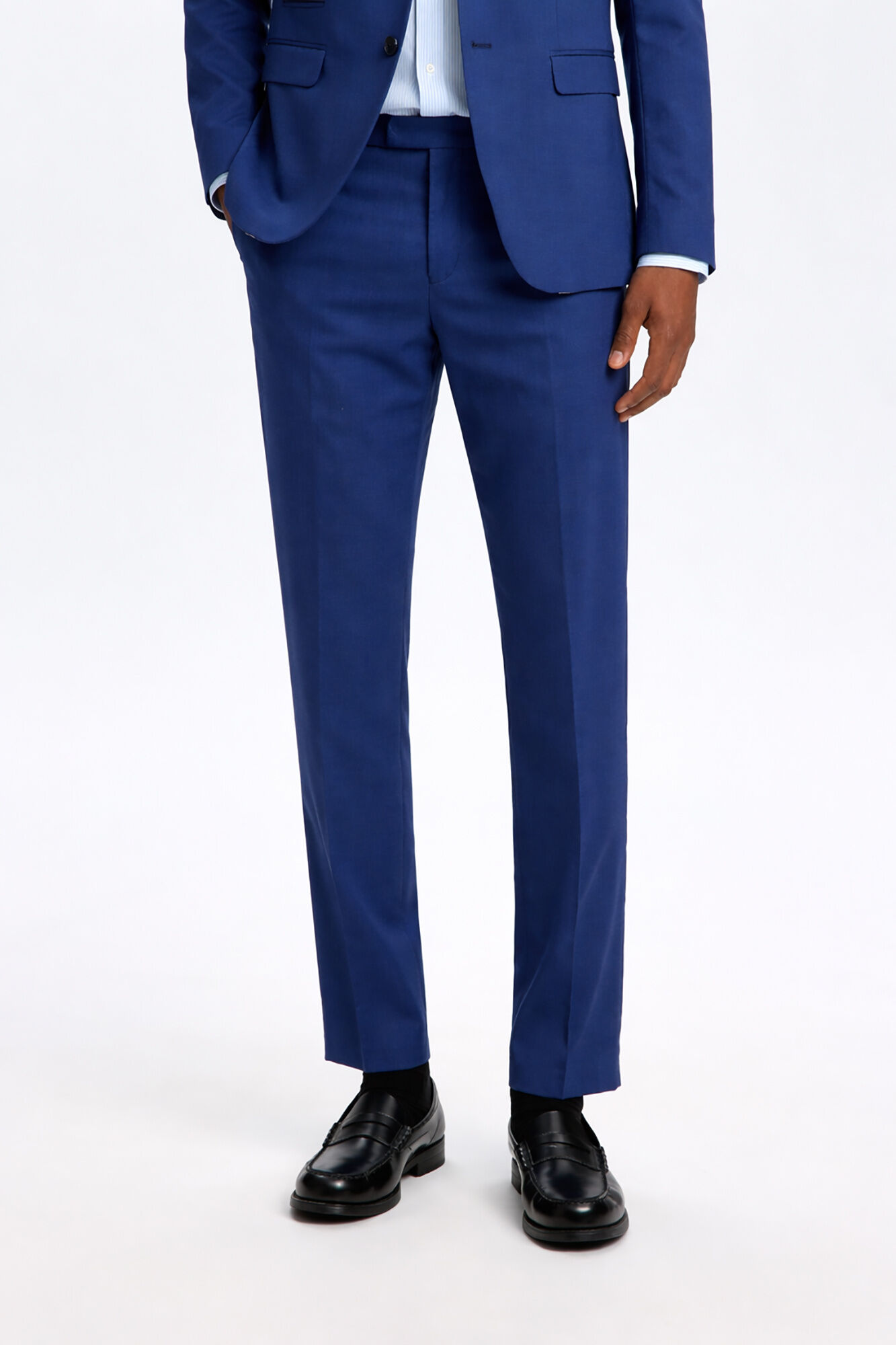 Selected Cal&ccedil;as de fato Slim Fit Azul