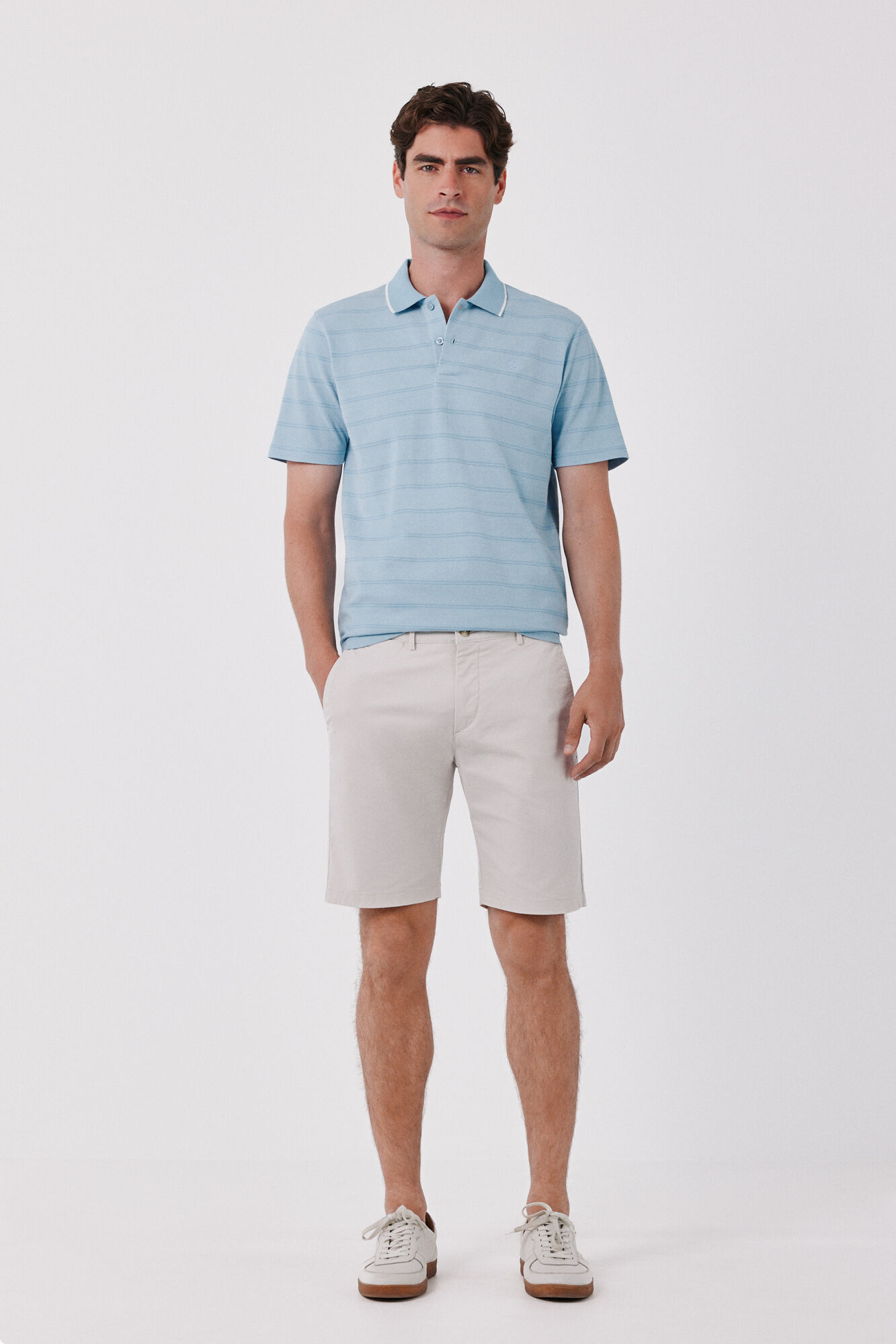 Cortefiel Polo oxford rayas