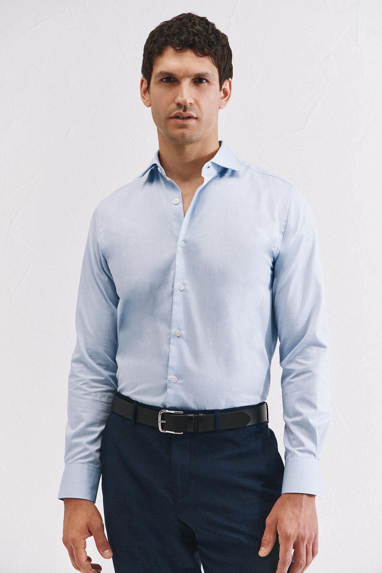 Cortefiel Plain easy-iron dress shirt