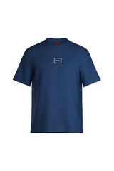 HUGO T-shirt manga curta Azul