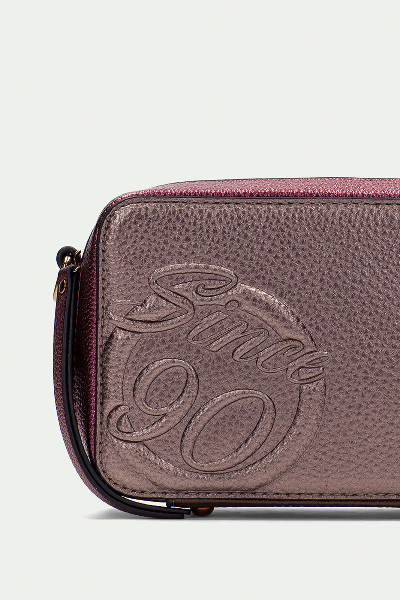 Hispanitas Desde 90 bolsa de mala de tiracolo com fecho-&eacute;clair Castanho