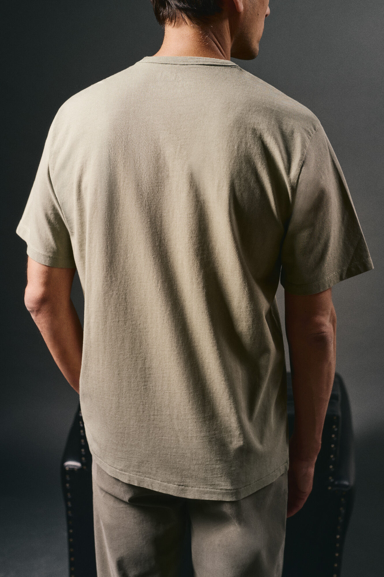 OOTO Camiseta gr&aacute;fica lavada Verde