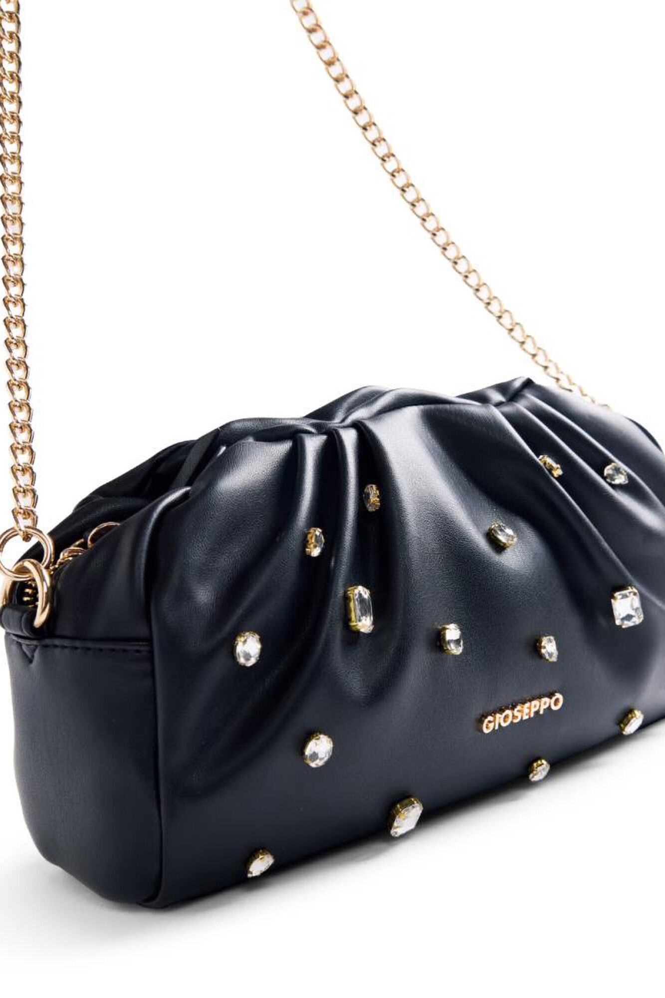 Gioseppo Bolsa de mala de tiracolo com joias Berrien Preto