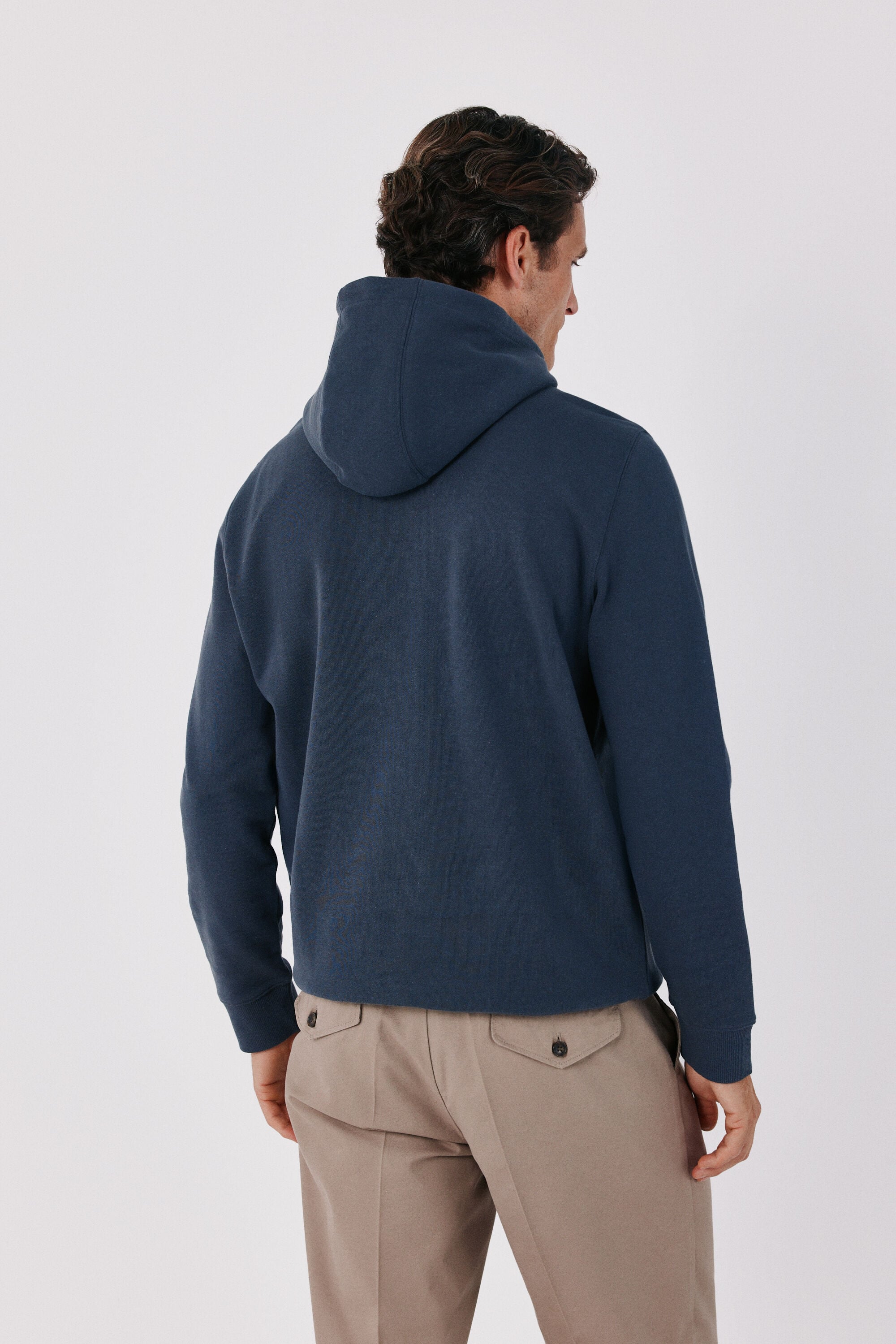 Cortefiel Hooded sweatshirt Dark grey