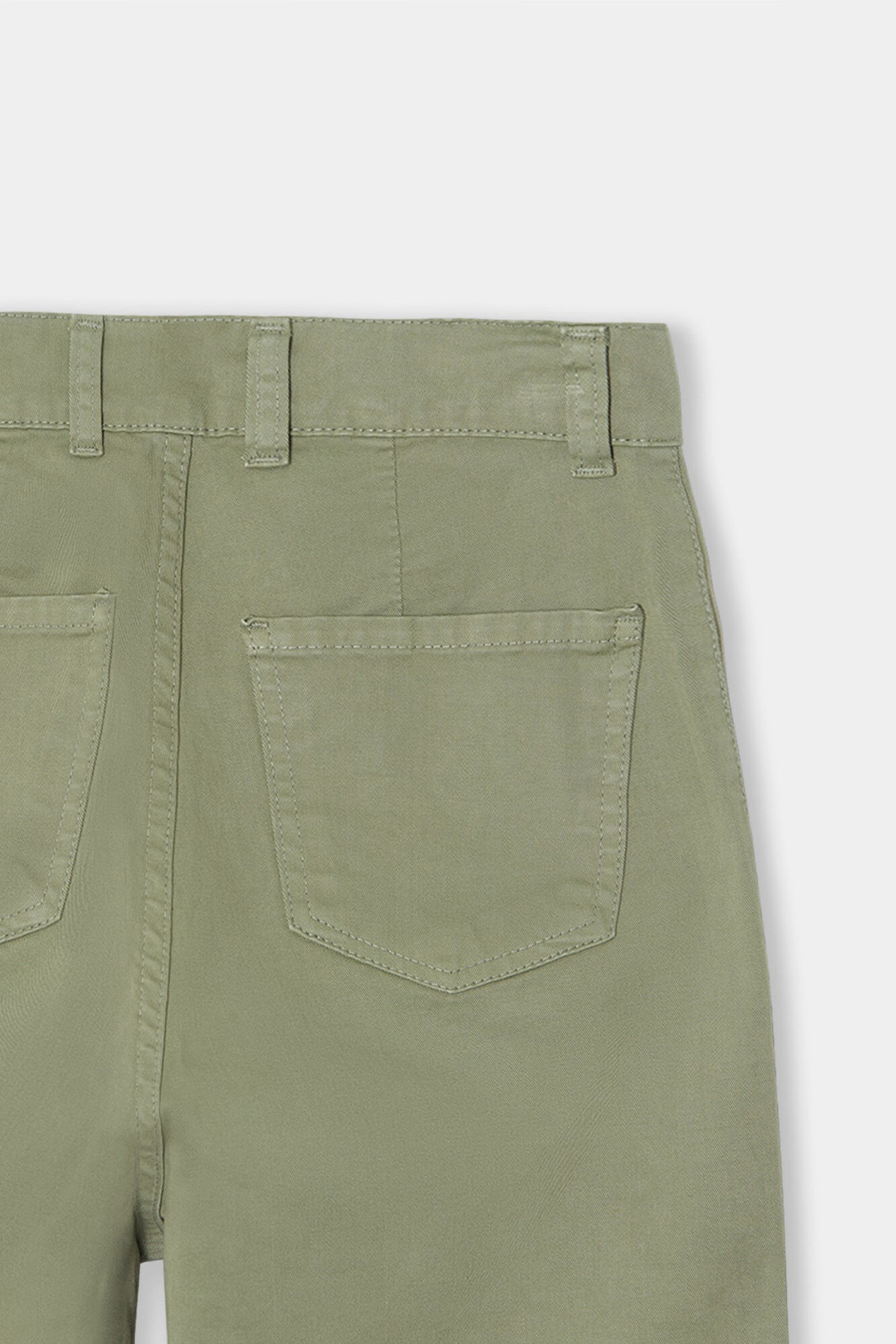 Silbon Pantal&oacute;n woman denim cargo Kaki