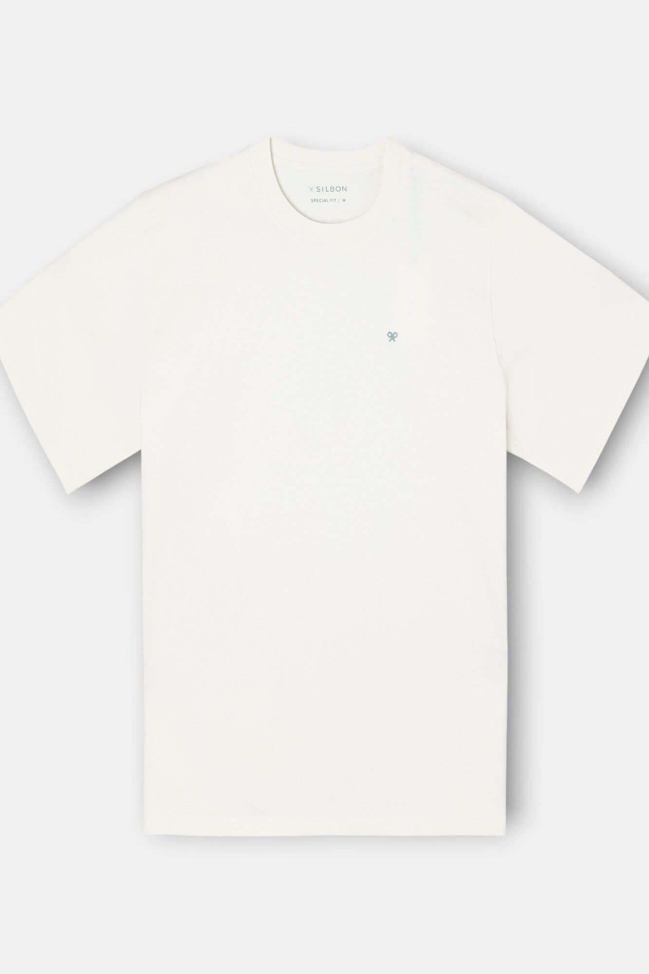 Silbon T-shirt special fit le champs Ecru