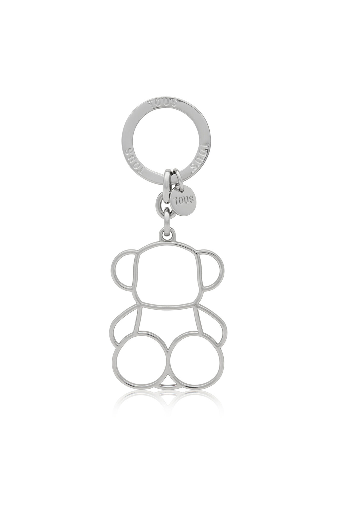 Tous Llavero Silhouette Bold Bear Gris