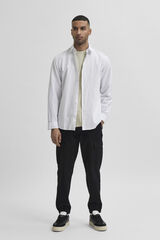 Cortefiel Slim fit organic cotton shirt White