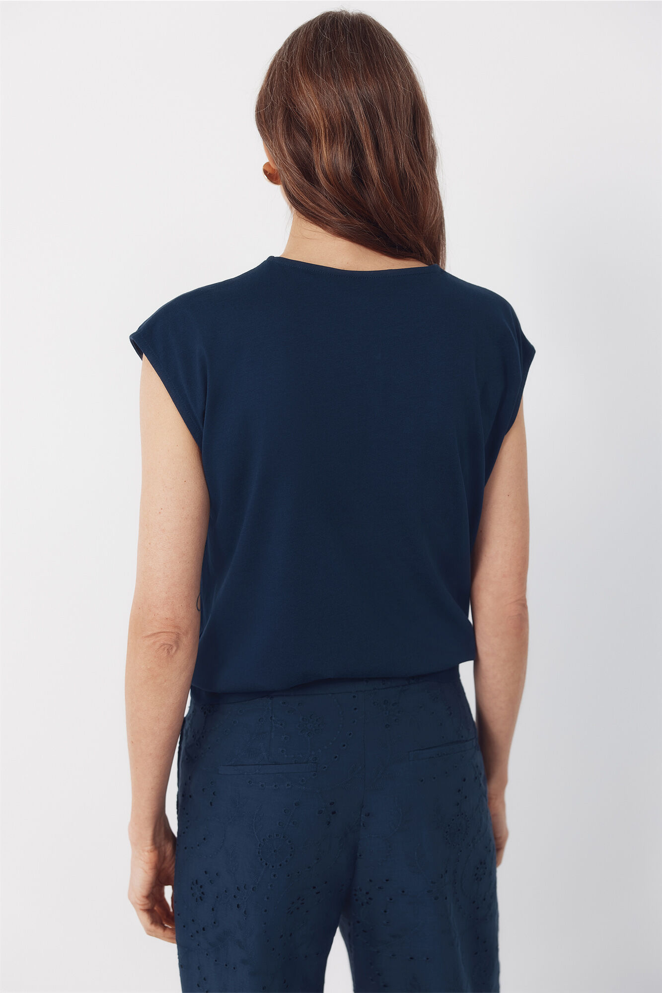 Cortefiel Camiseta estampada Azul marino