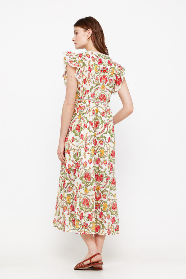 Cortefiel Floral print dress Multicolour