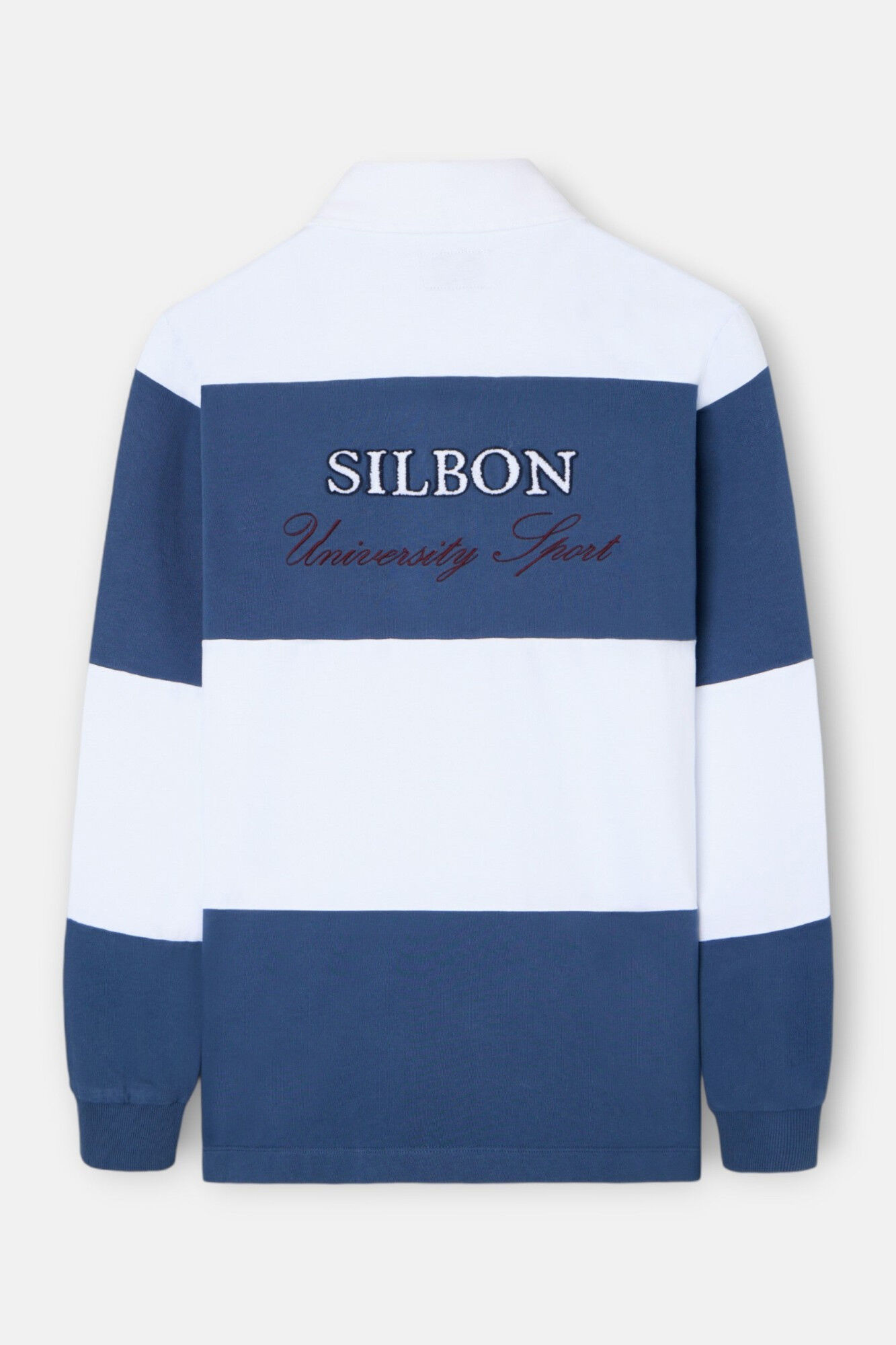 Silbon Polo de rugby riscas cl&aacute;ssica