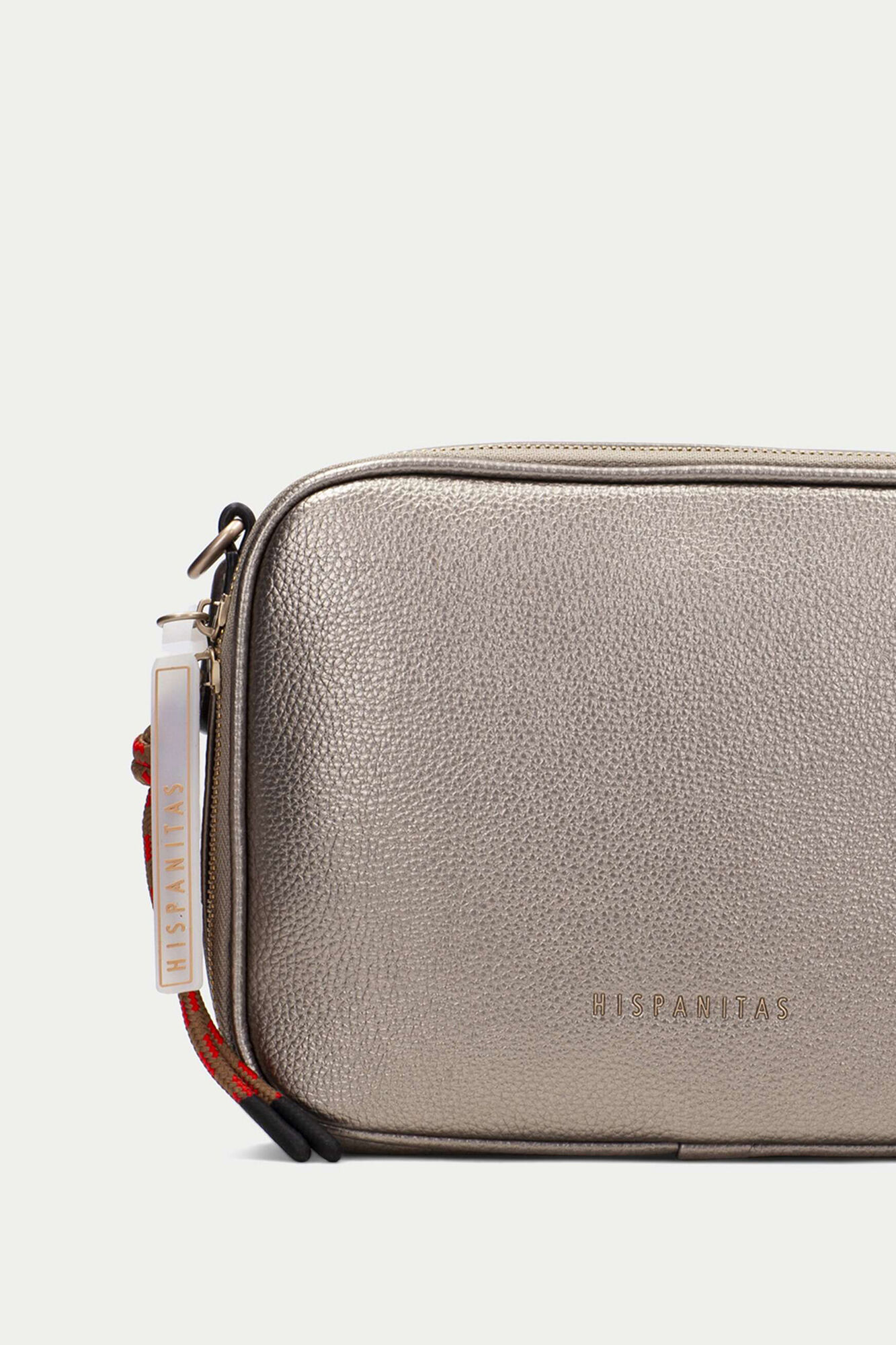 Hispanitas Mala a tiracolo retangular Dourado