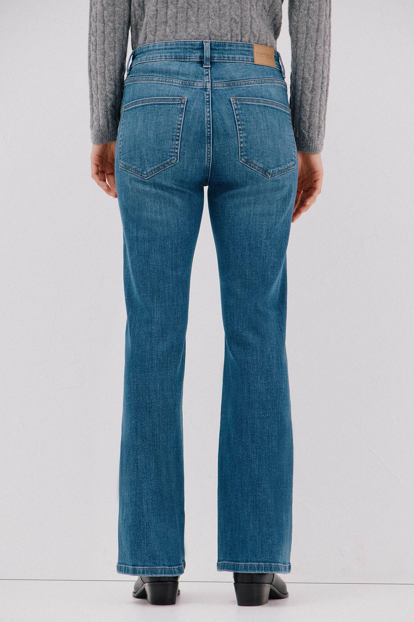 Cortefiel Bell bottom jeans Blue