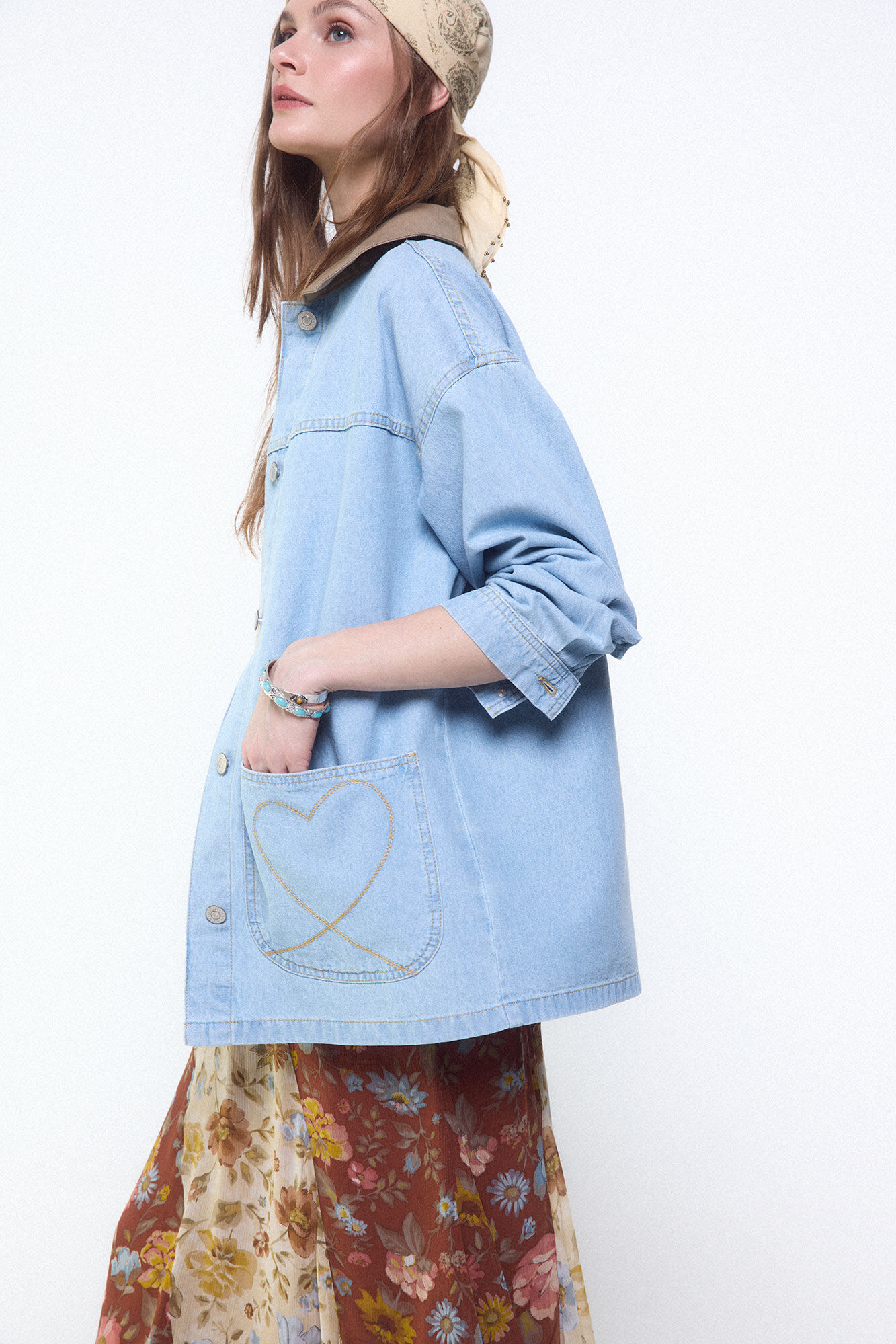 Slowlove Cazadora vaquera barn Azul