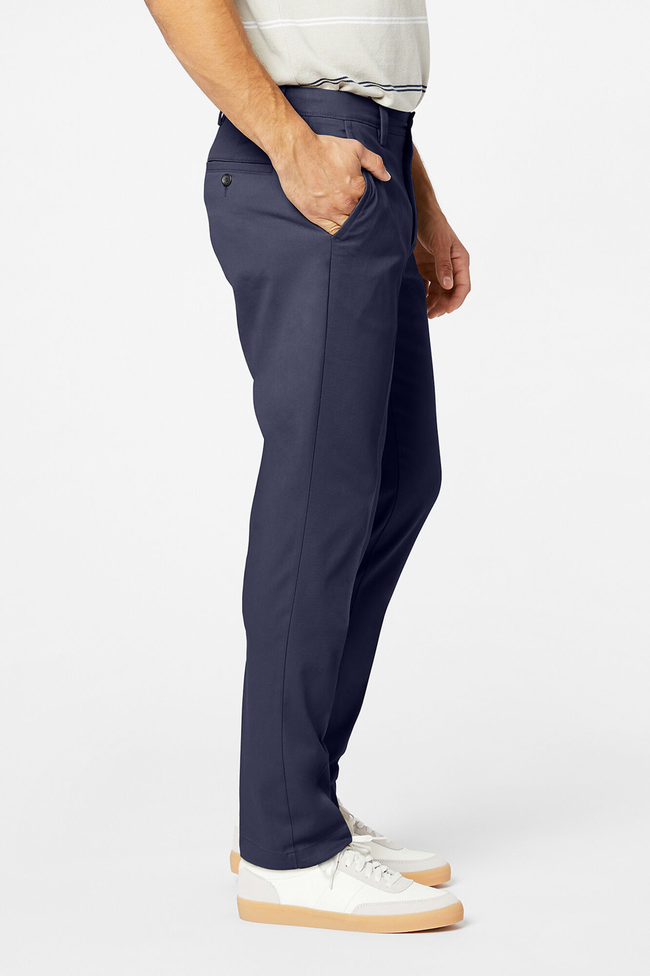 Dockers Cal&ccedil;as el&aacute;stica slim c&aacute;qui f&aacute;cil Azul