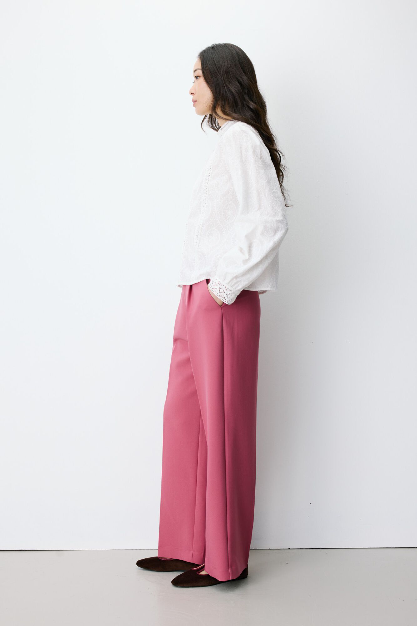 Grace & Mila Blusa de corte reto Abigail Branco