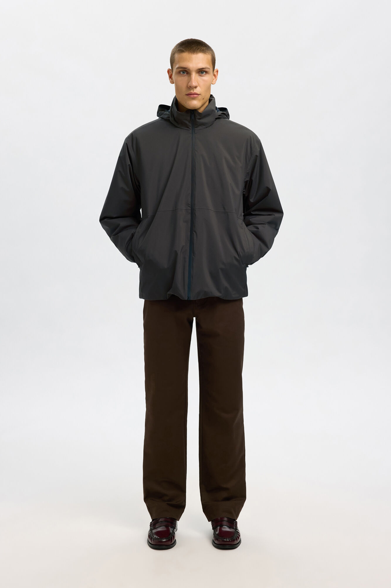 Selected Blus&atilde;o t&eacute;cnica resistente &agrave; &aacute;gua 