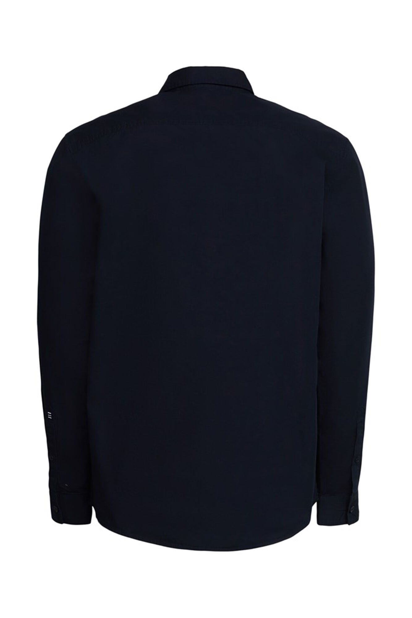 Esprit Camisa B&aacute;sica regular fit algod&oacute;n Azul marino