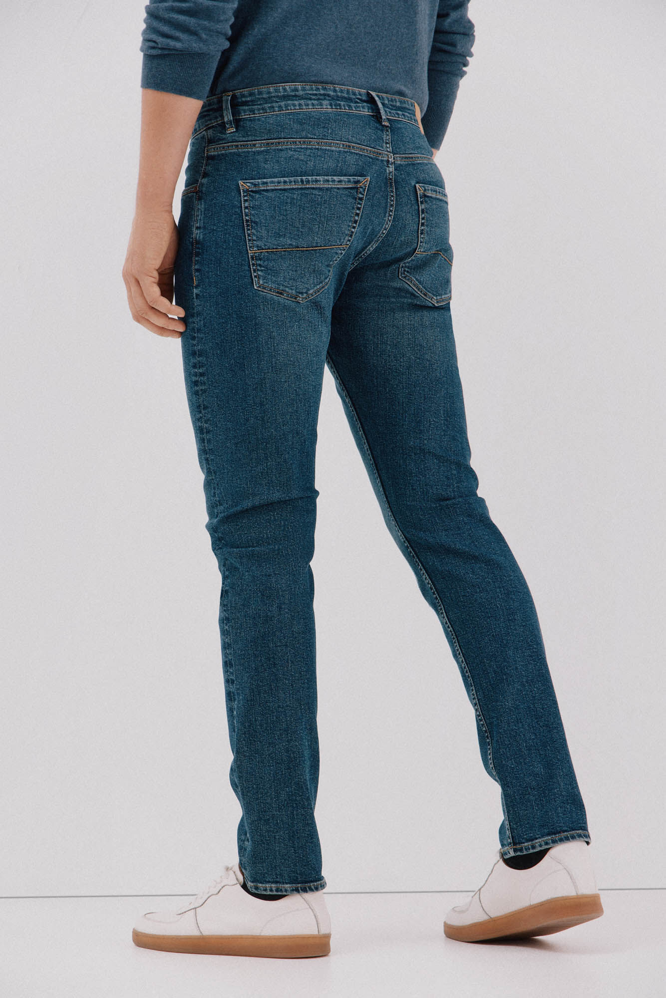 Cortefiel Slim fit jeans Blue