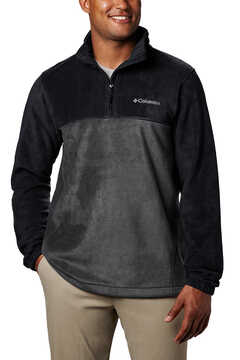 Cortefiel Steens Mountain half-zip fleece™ round neck sweatshirt Black