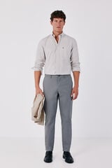 Cortefiel Comfort slim chinos Grey