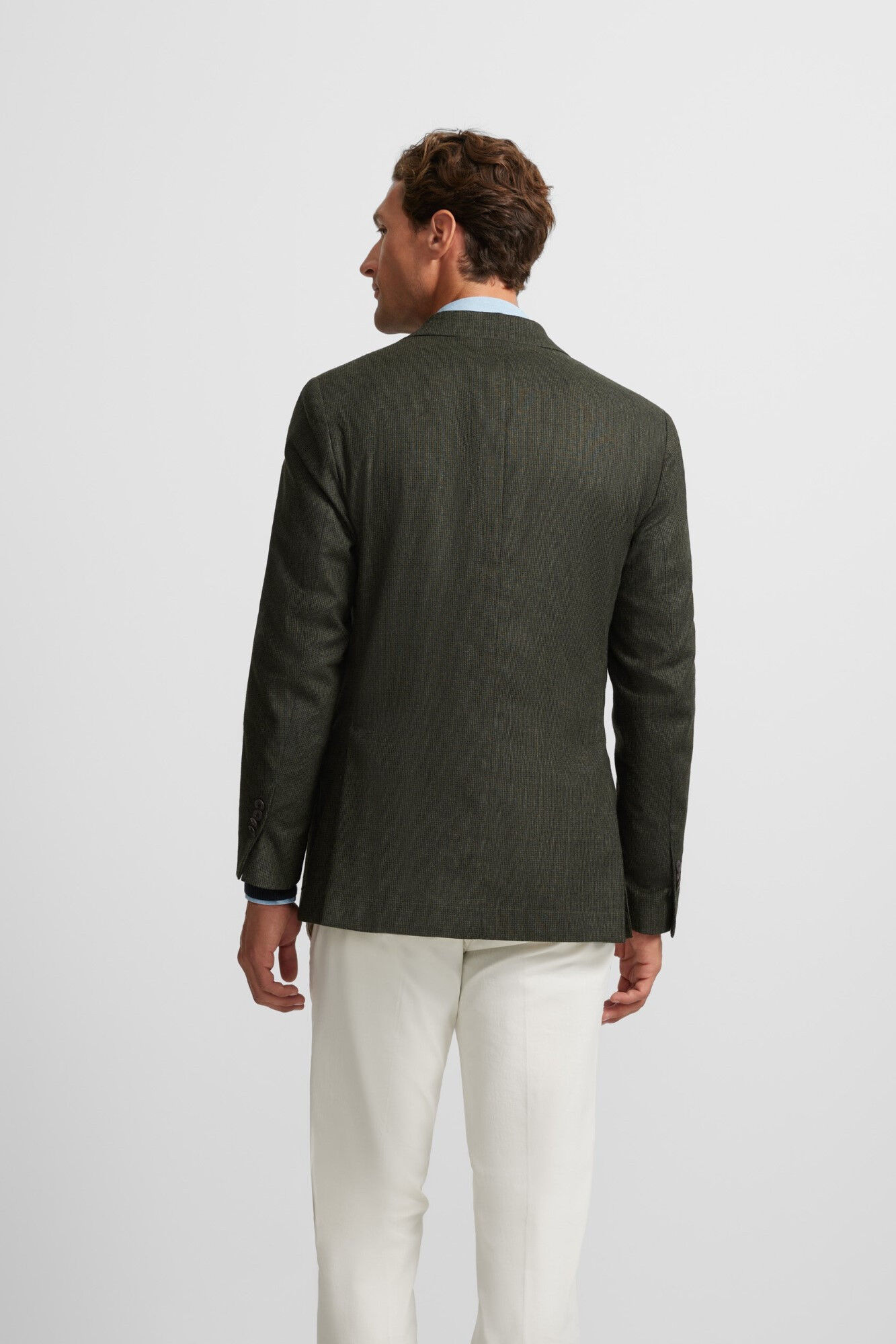 Silbon Houndstooth blazer Green