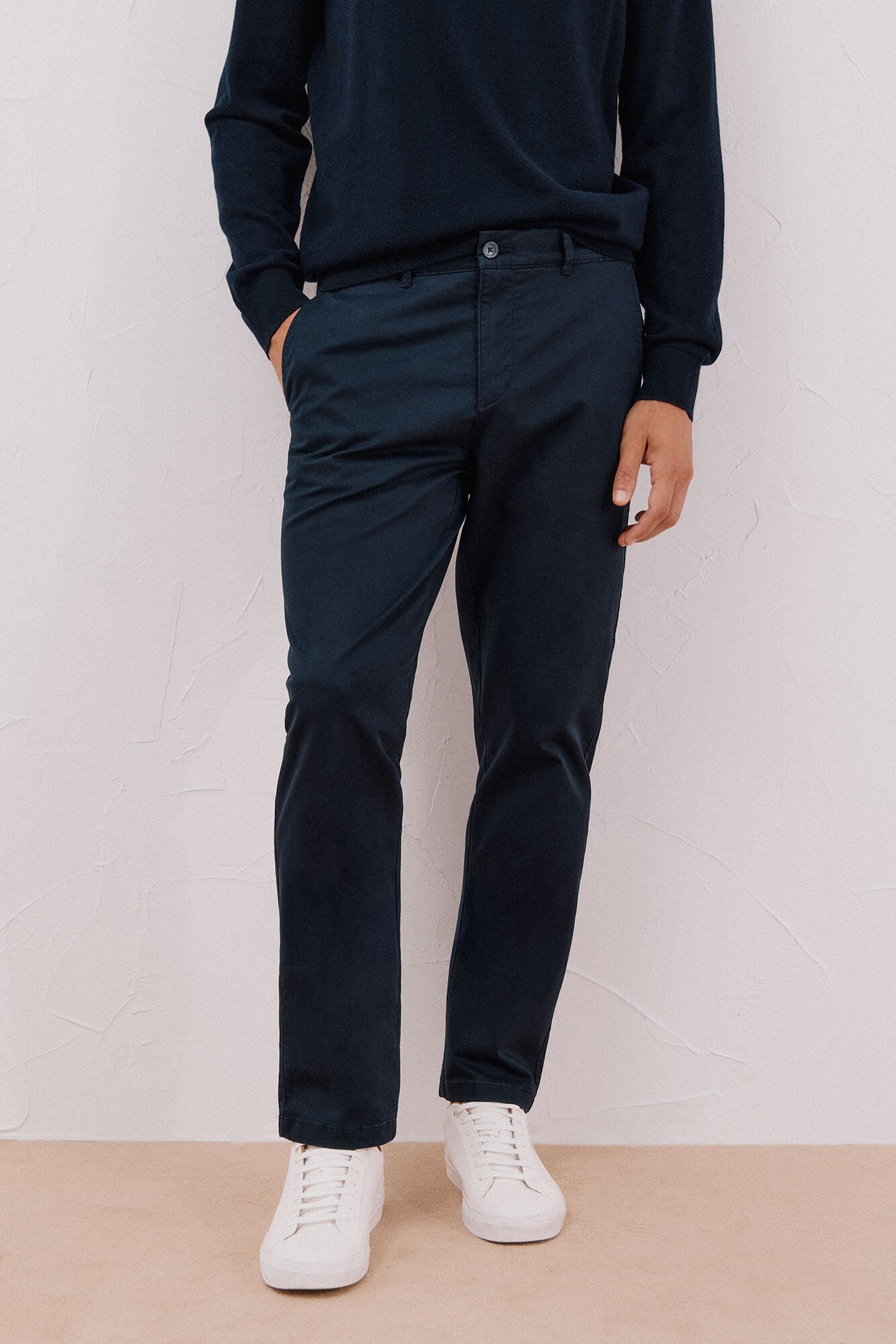 Cortefiel Regular fit lightweight chinos