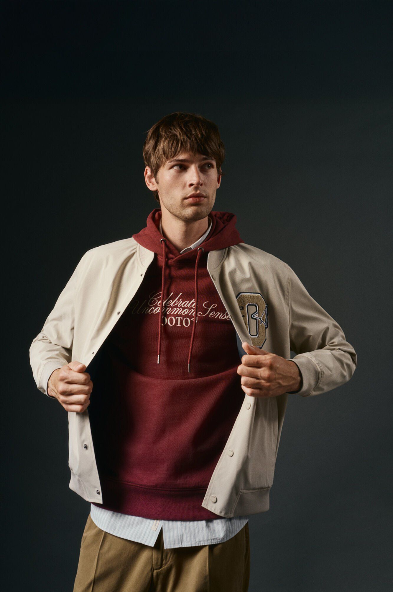 OOTO Casaco bomber Tostado