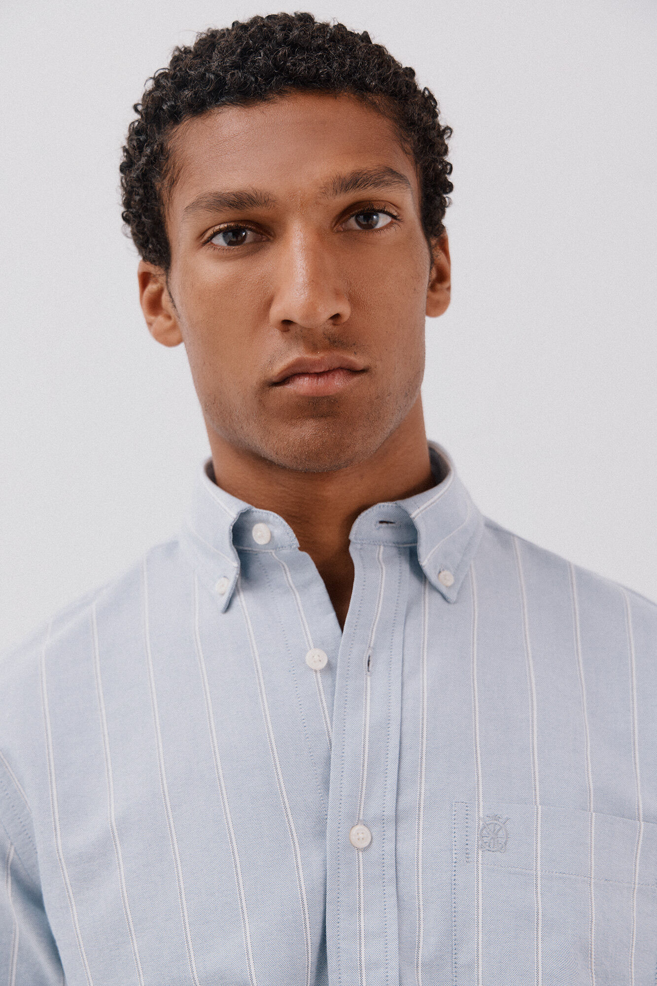Cortefiel Striped oxford shirt