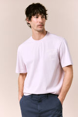 OOTO Camiseta gr&aacute;fica lavada Rosa