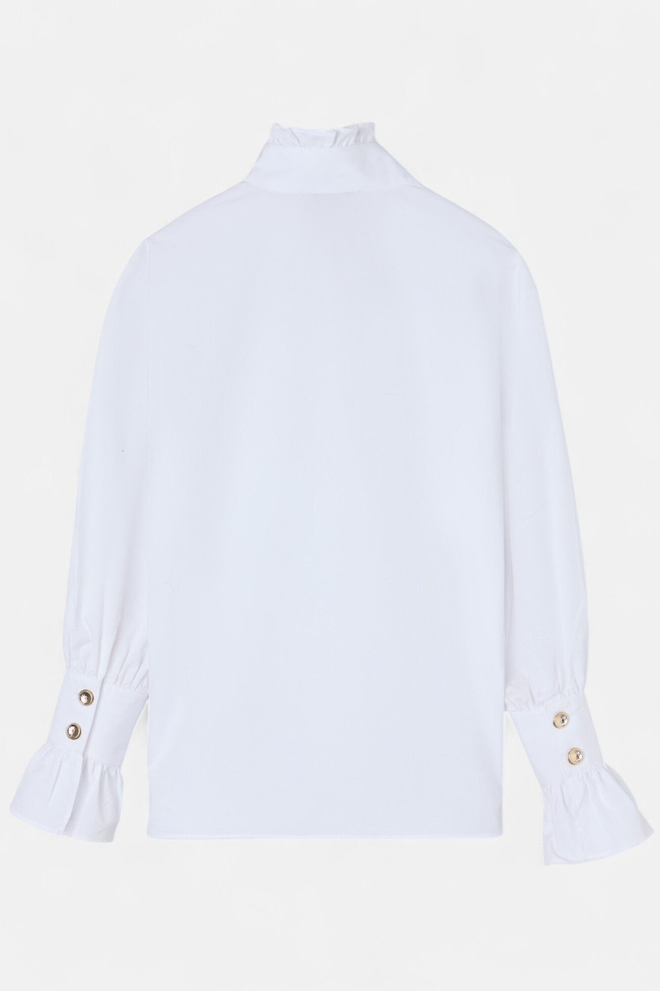 Silbon Camisa com detalhe de punho Branco