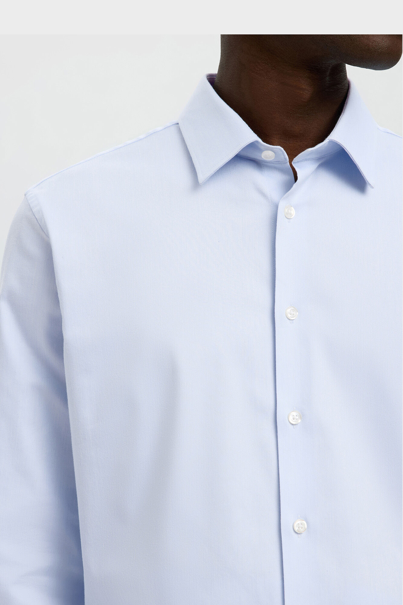 Selected Camisa Slim Fit de vestir Azul