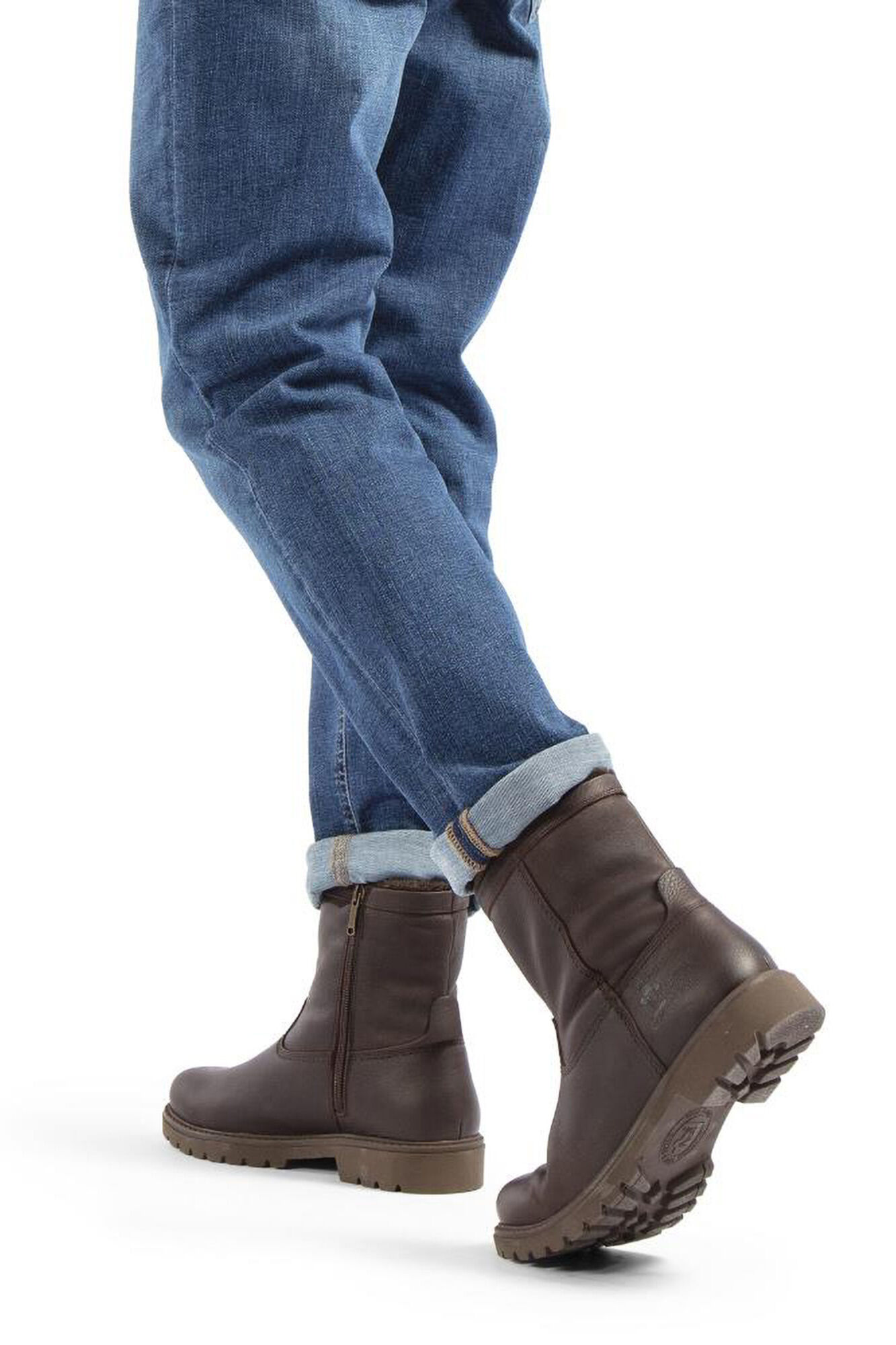 Panama Jack Men's leather boot Dark brown