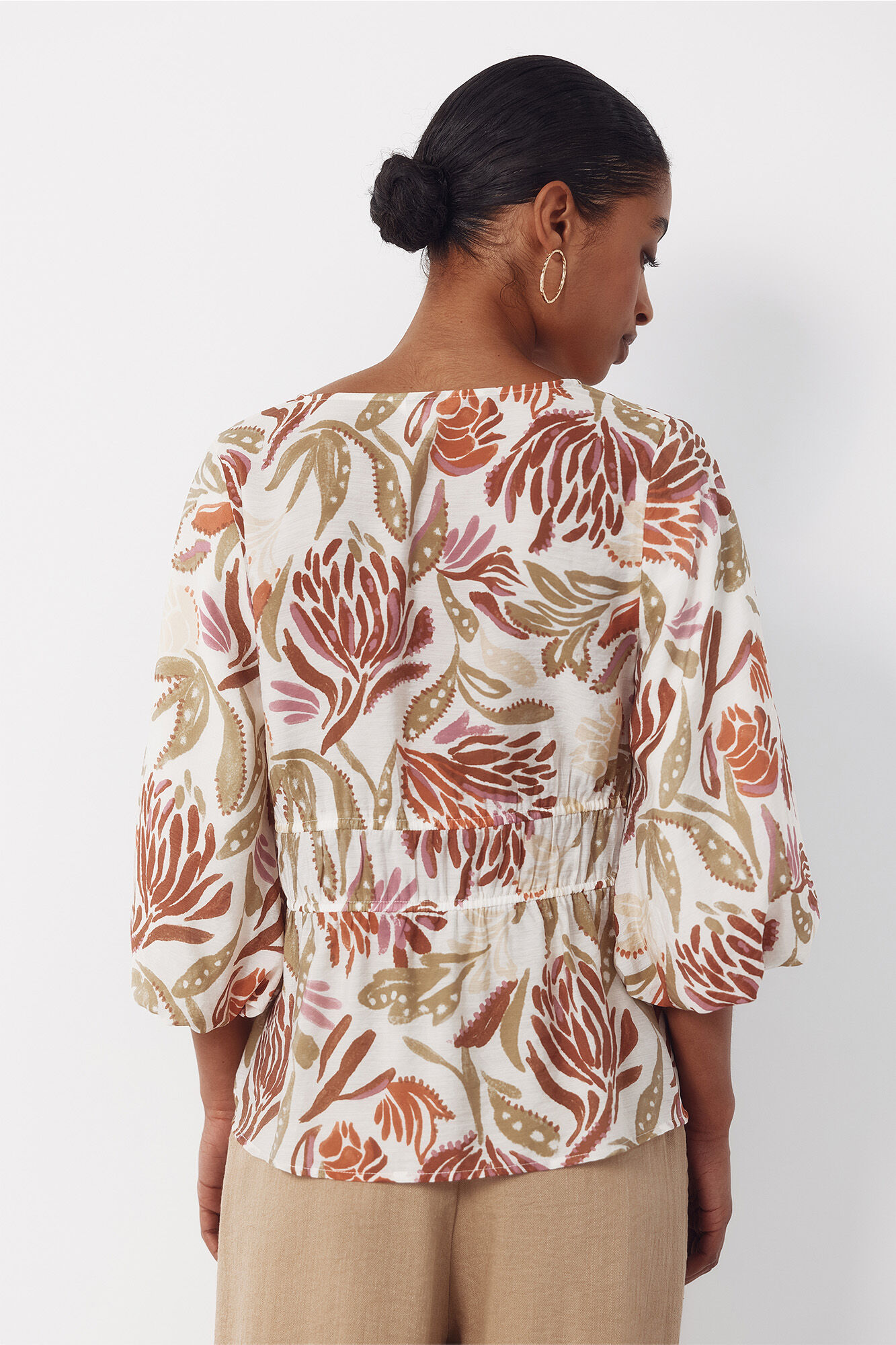 Cortefiel Printed blouse Multicolour