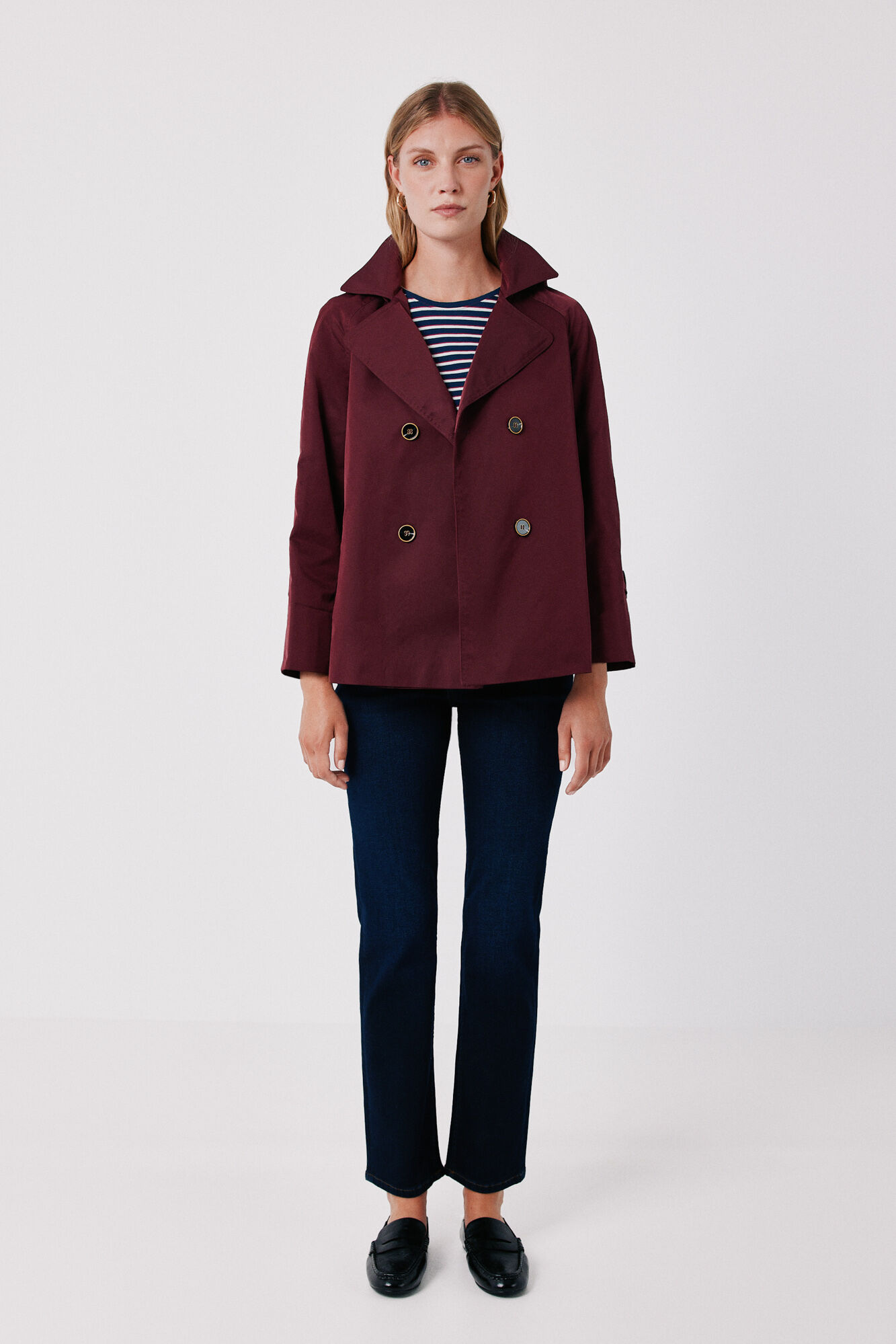 Cortefiel Short flared trench