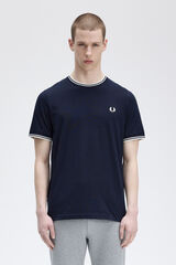 Fred Perry T-shirt masculina de manga curta  Azul