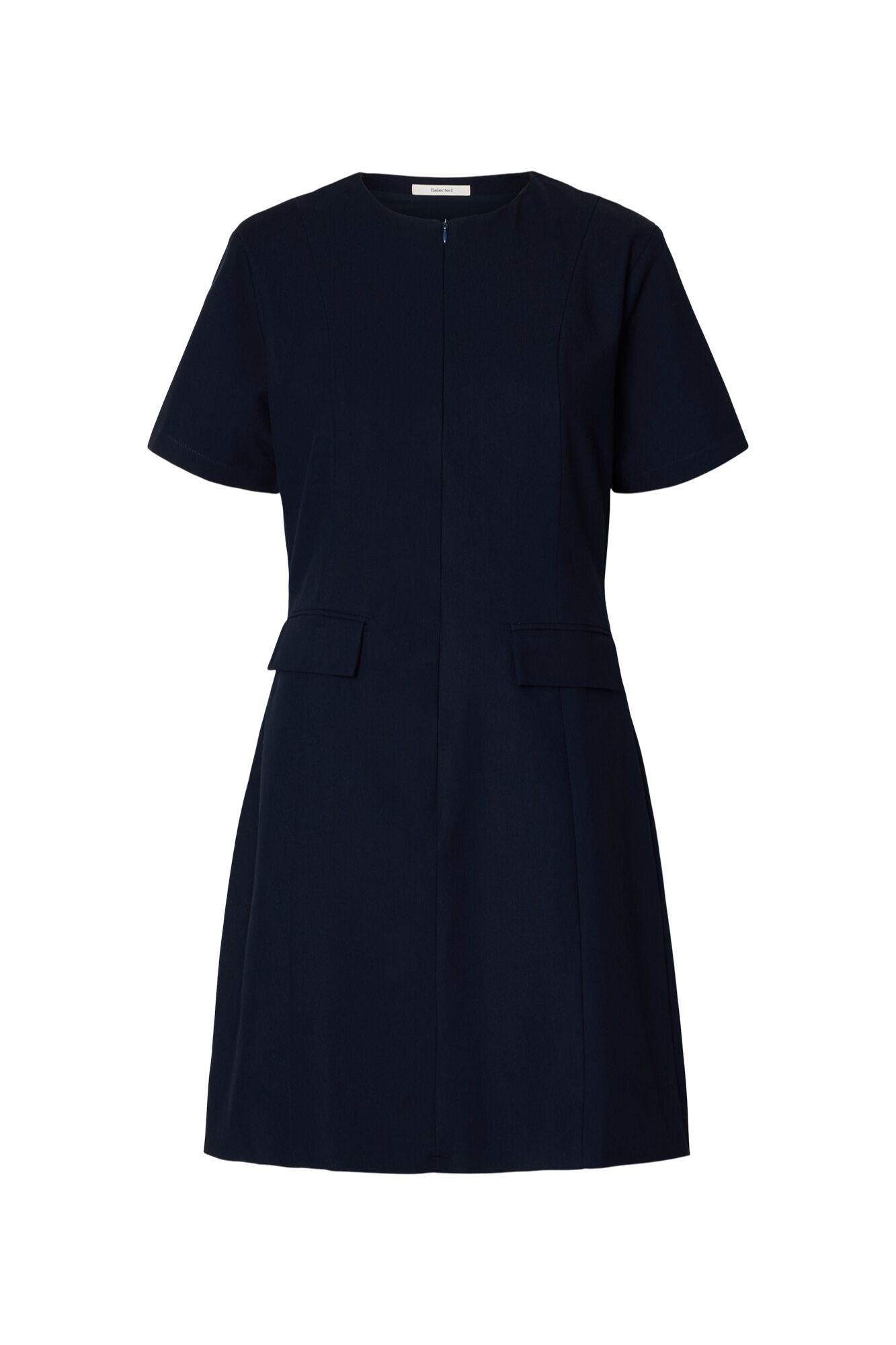 Selected Vestido curto Azul