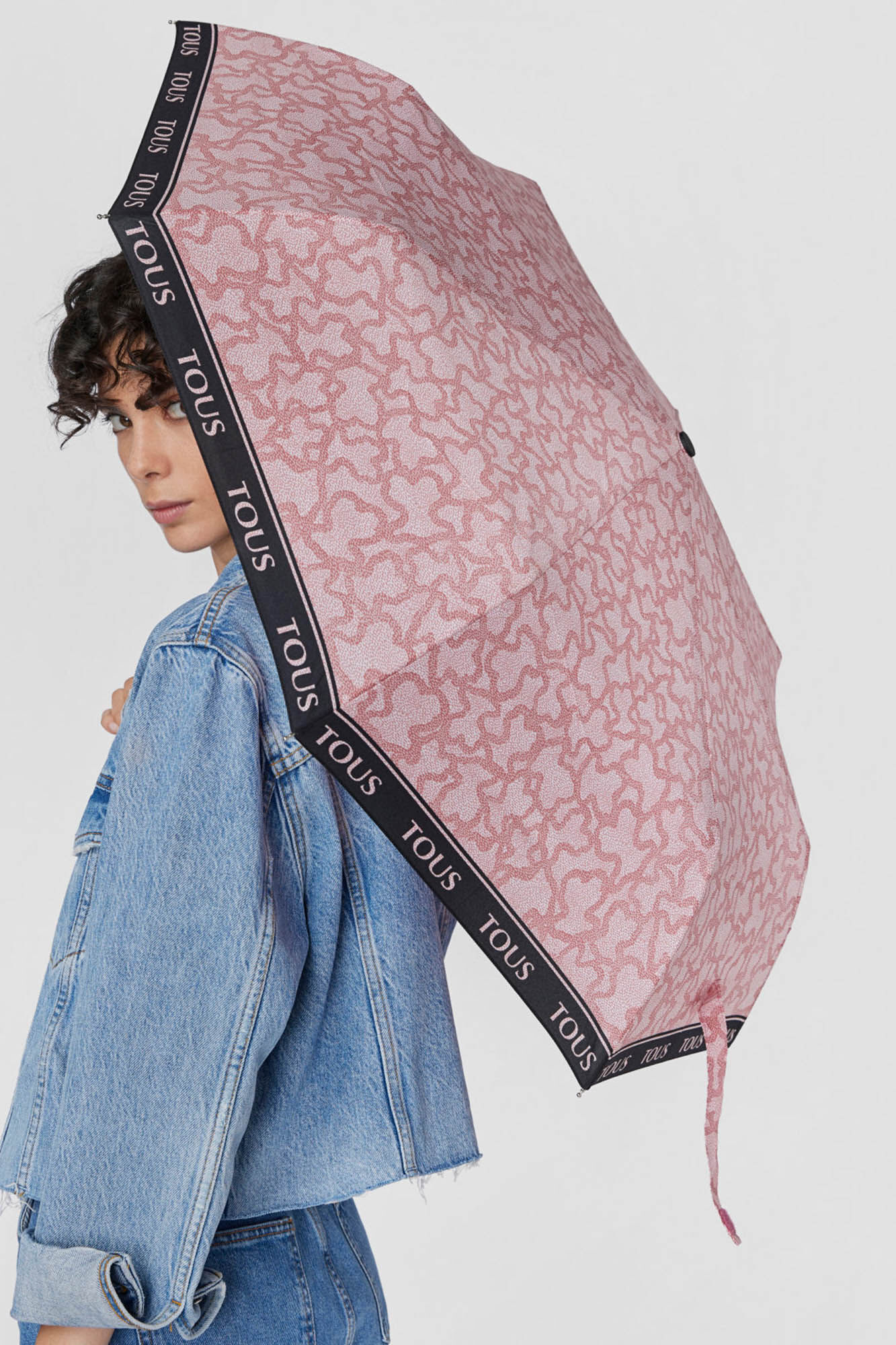 Tous Paraguas plegable rosa Kaos New Rosa