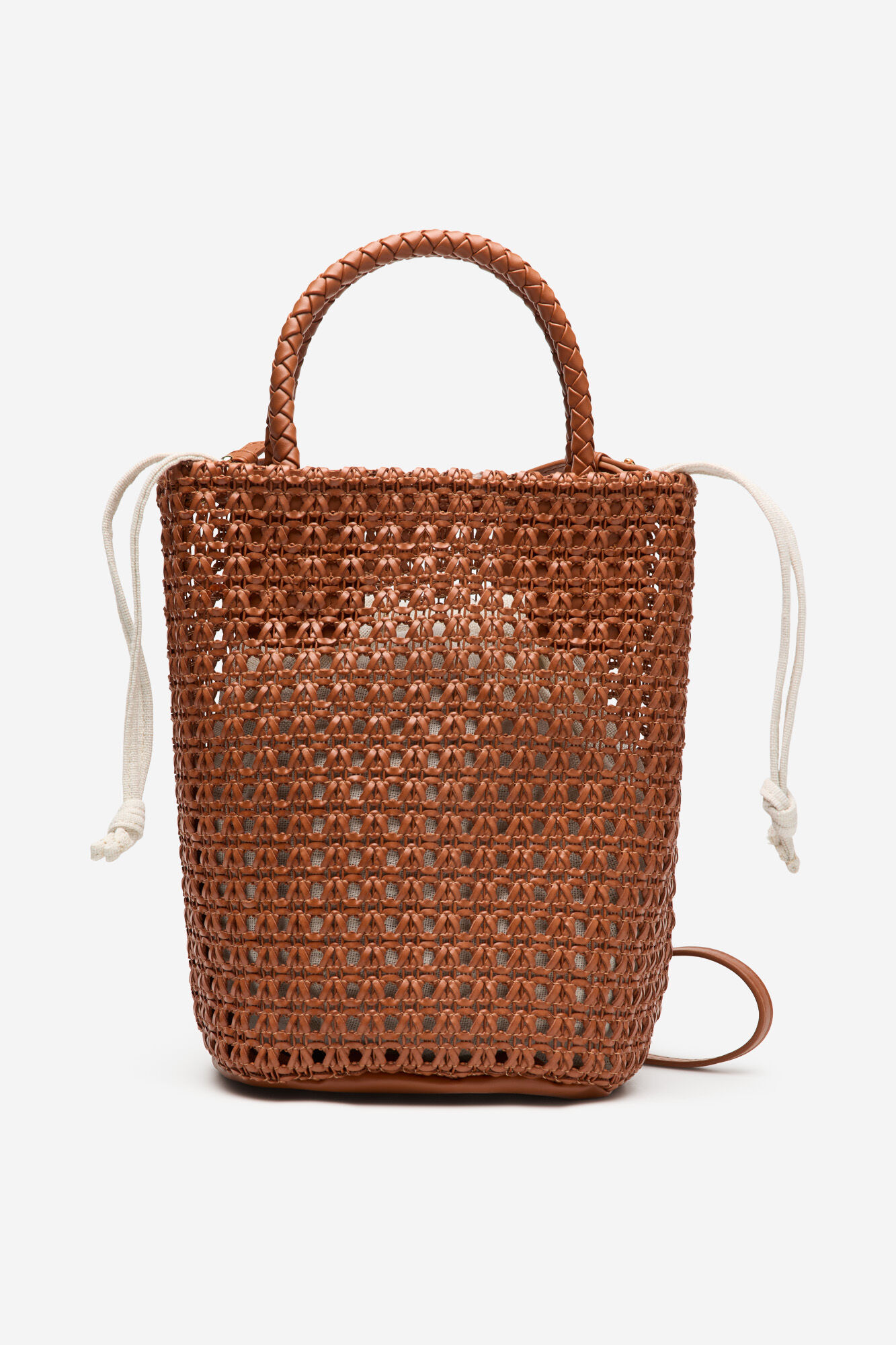 Cortefiel Braided bucket bag