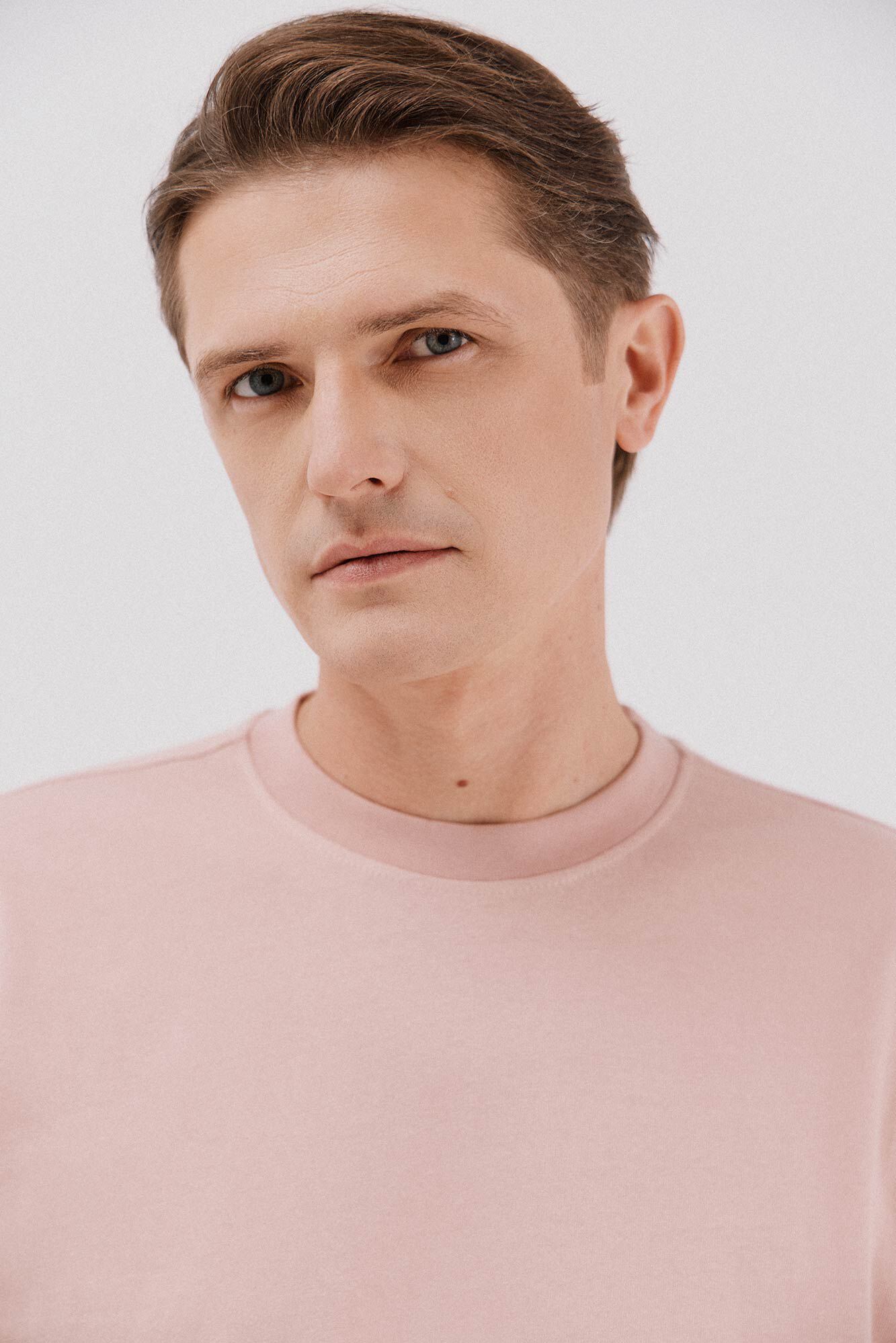 Cortefiel Basic T-shirt Pink