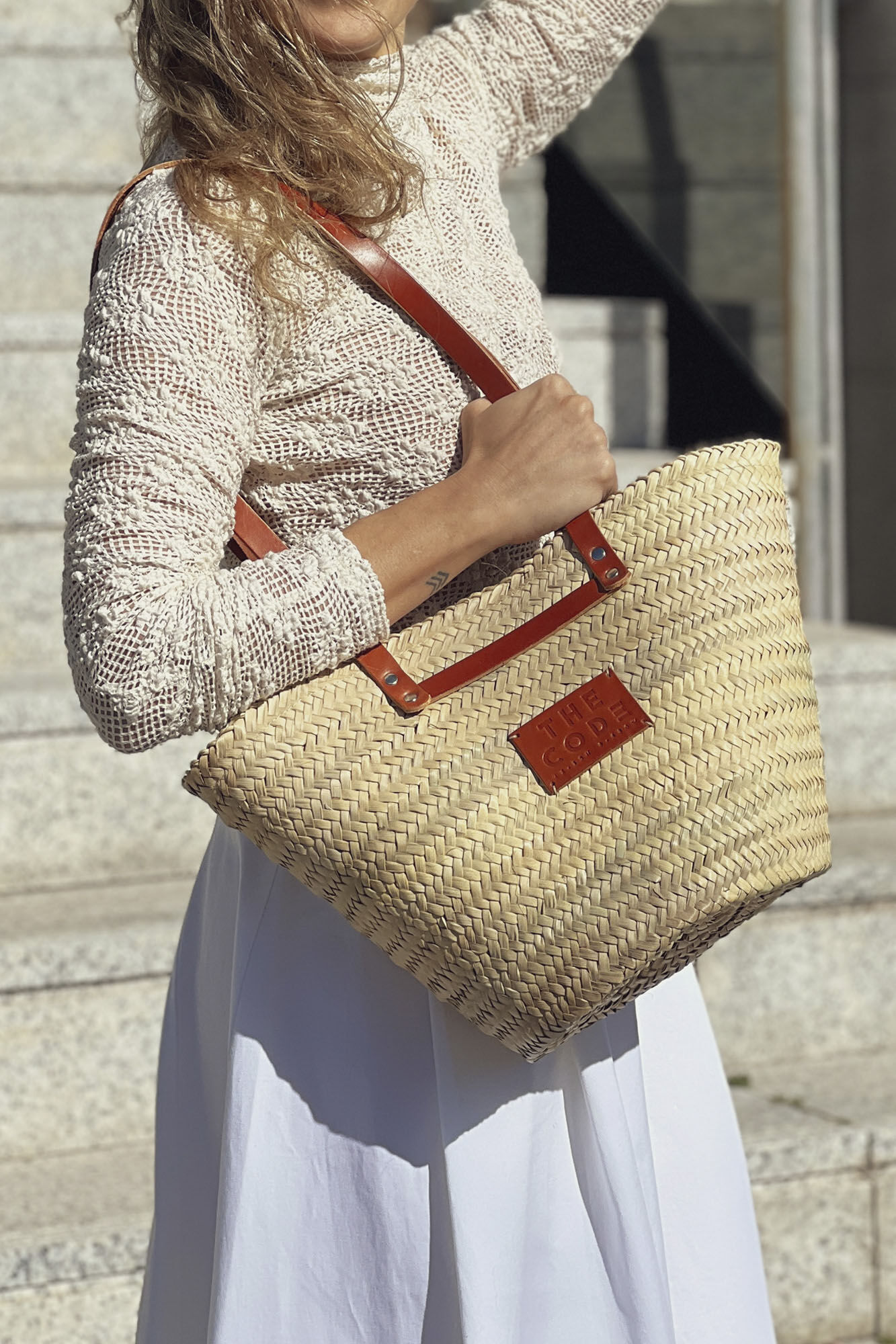 The Code Bolso capazo piel Provenza