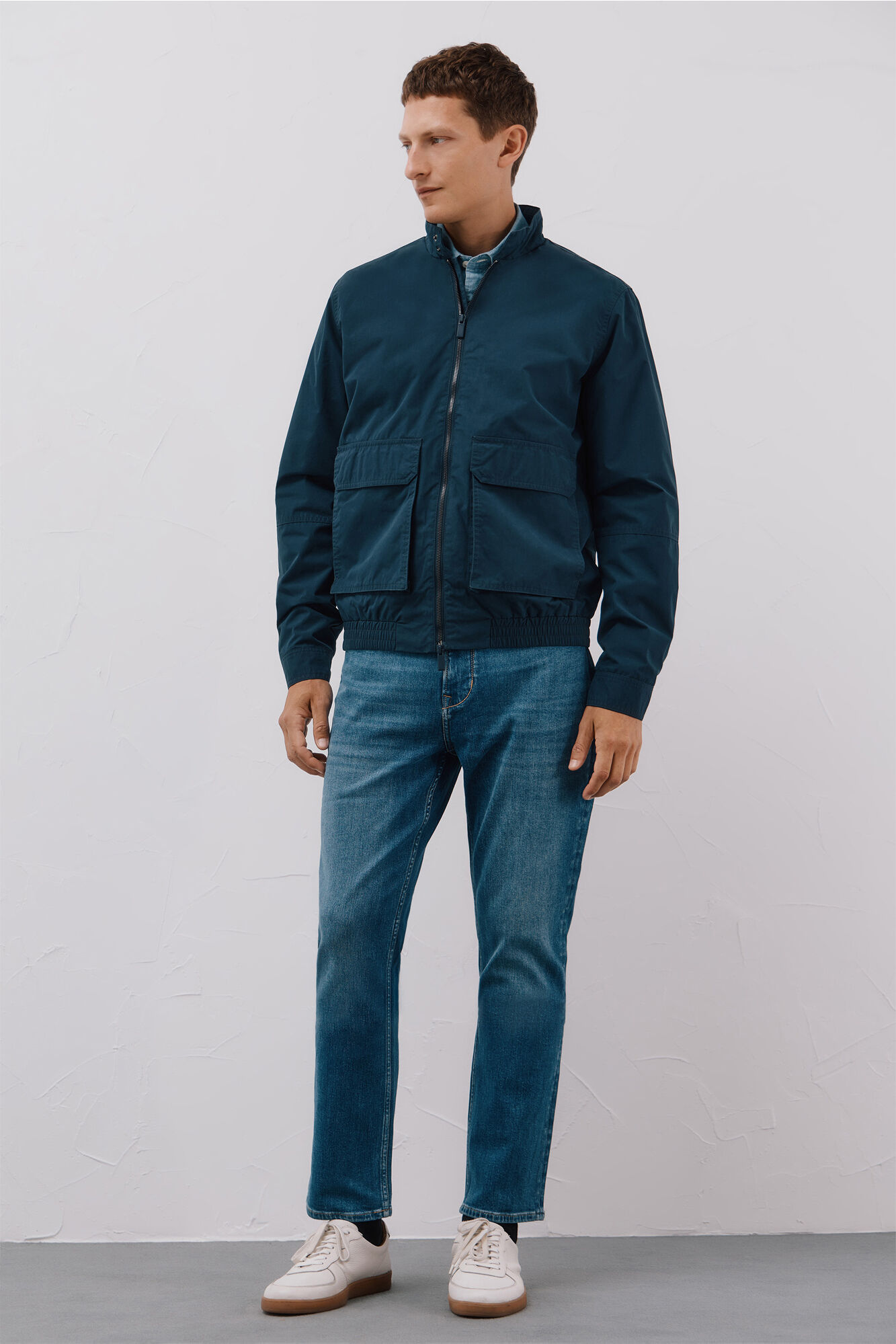 Cortefiel Casual lightweight jacket Navy