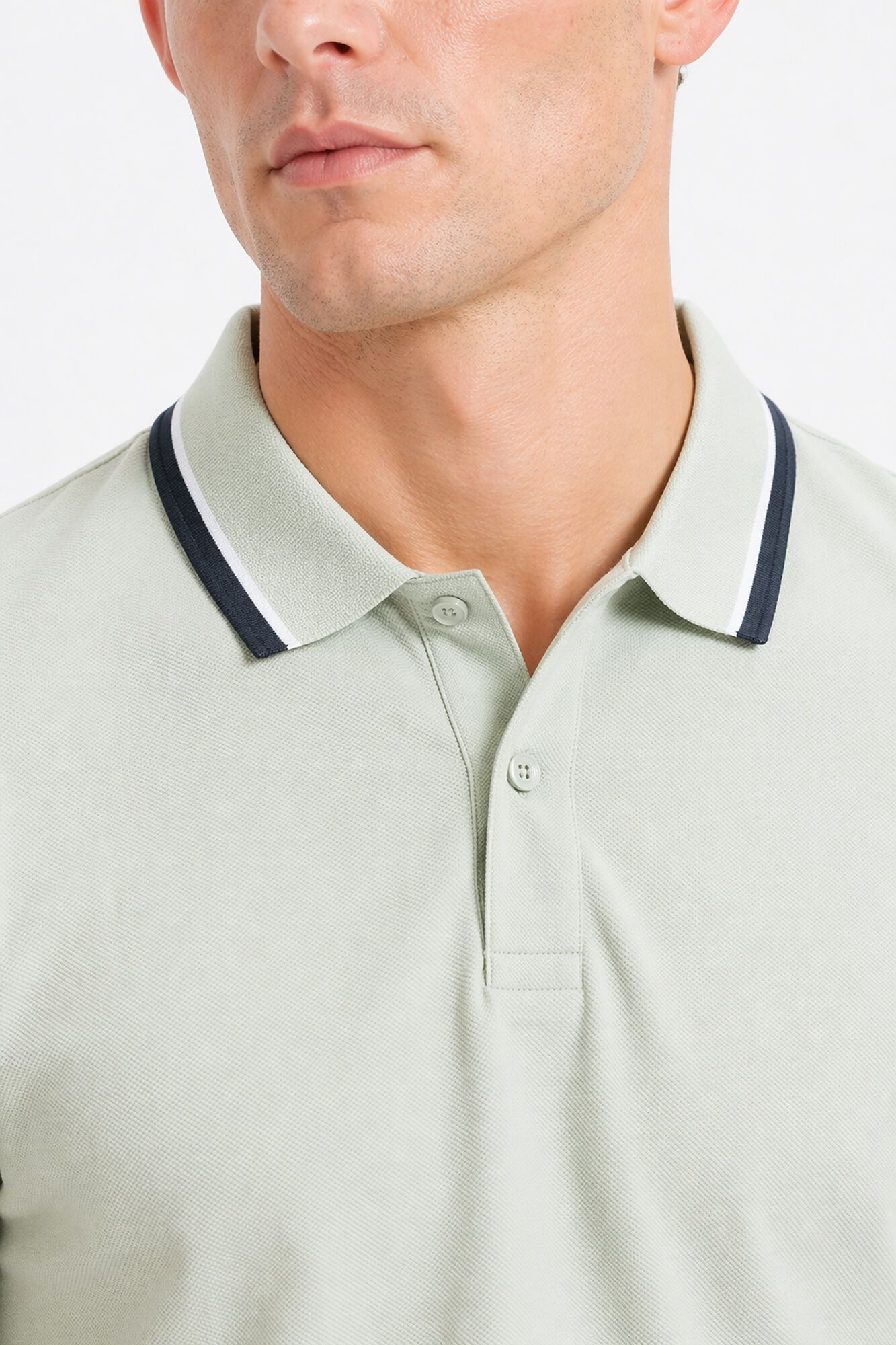 Selected Polo manga corta piqu&eacute;