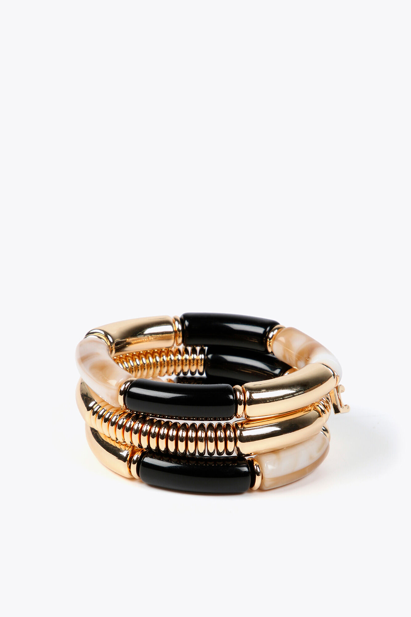 Lola Casademunt Pack pulseras con piezas acr&iacute;licas Multicolor