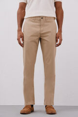 Cortefiel Regular fit lightweight chinos Beige