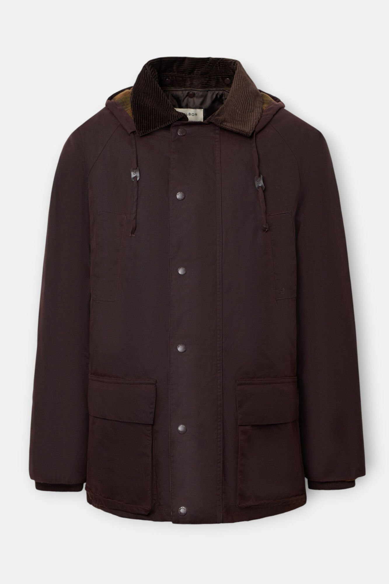 Silbon Sobretudo encerado cl&aacute;ssico Castanho