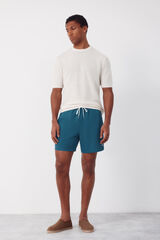 Cortefiel Plain basic swimwear Turquoise